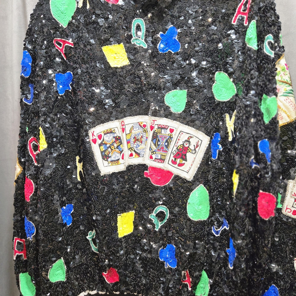Creative Recreation Black Sequin Jacket - image 2